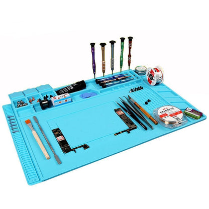 Durable Soldering Work Mat with Storage Compartments - Pexav