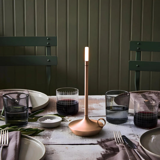 Contemporary Designer Glass Table Lamp - Pexav