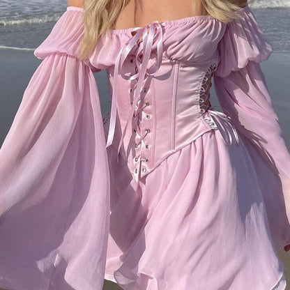 Chic Cold Shoulder Sundress