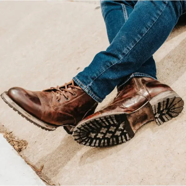 Men's Classic Ankle Boots With Non Slip Soles - Pexav