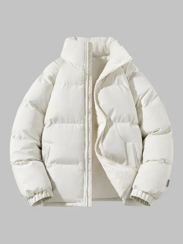 Stylish Zip Up Long Sleeve Casual Jacket