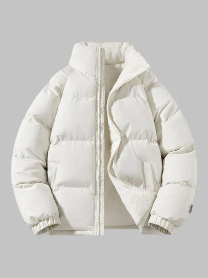 Stylish Zip Up Long Sleeve Casual Jacket
