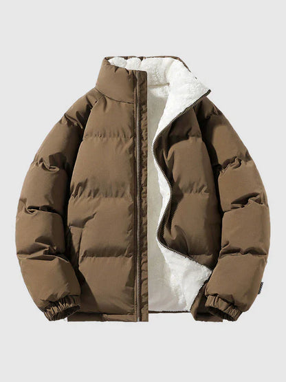 Stylish Zip Up Long Sleeve Casual Jacket