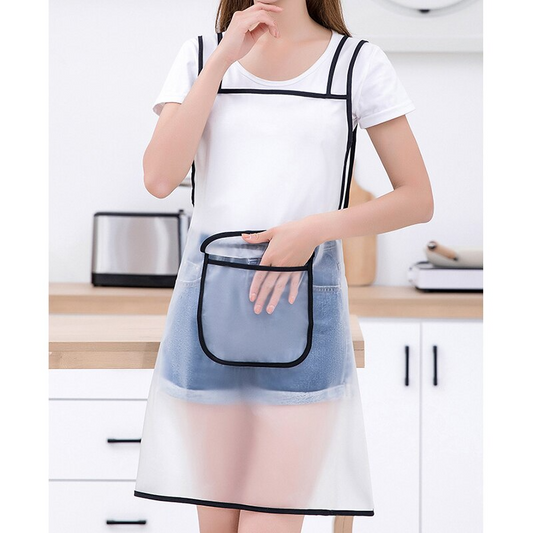 Clear PVC Protective Cooking Apron - Pexav