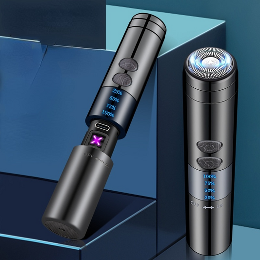 Portable Waterproof Rechargeable Mens Beard Trimmer - Pexav