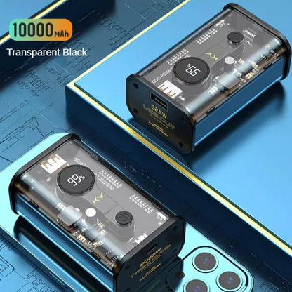 Clear LCD Portable Power Bank