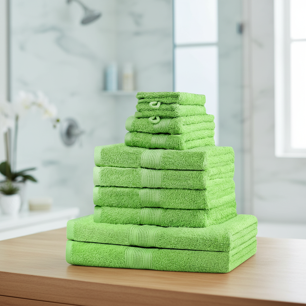 Soft Absorbent 10pc Bath Towel Set - Pexav