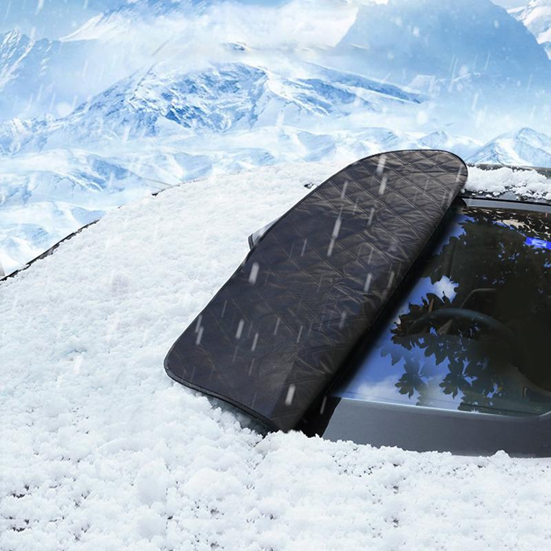 Universal Car Windshield Snow Shield with Mirror Guard