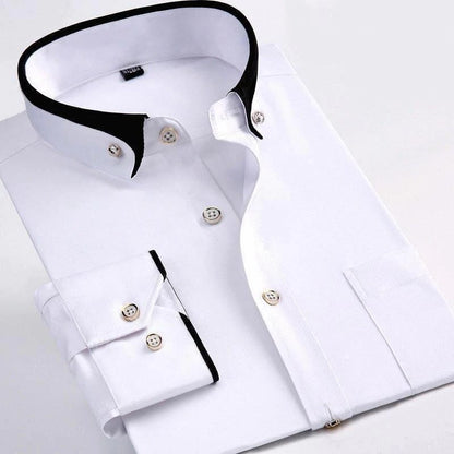Classic Men's Long Sleeve Casual Shirt