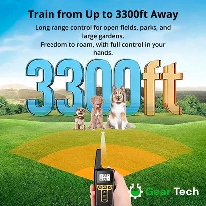 Adjustable Remote Dog Training Collar with Sound & Vibe