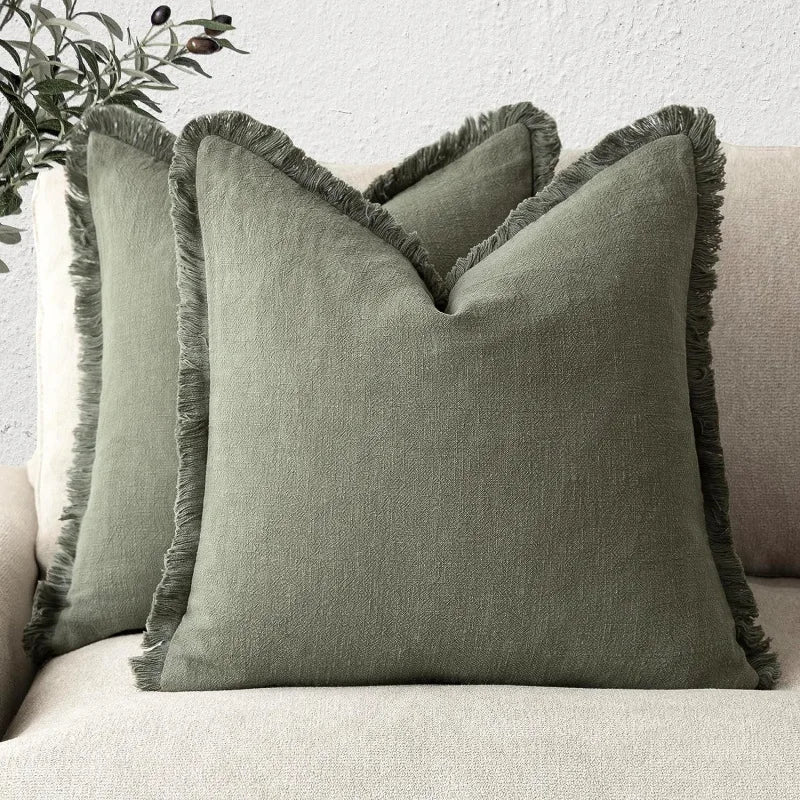 Soft Cotton Pillow Covers - Simple 45x45 cm Home Decor - Pexav
