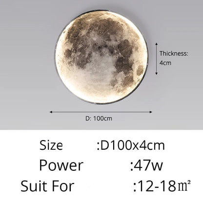 Unique Modern Moon Table Lamp