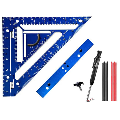 Accurate Rafter Square Tool with Level and Marking Guide