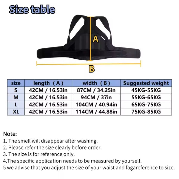 Comfortable Back Support Brace for Men