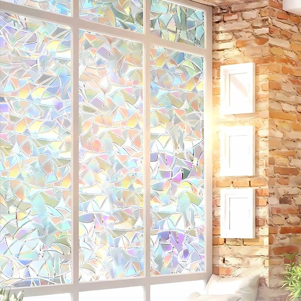 Colorful Glass Window Privacy Sticker Film