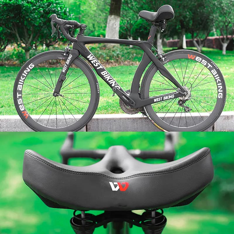 Comfortable Extra Wide Bike Seat for Men and Women