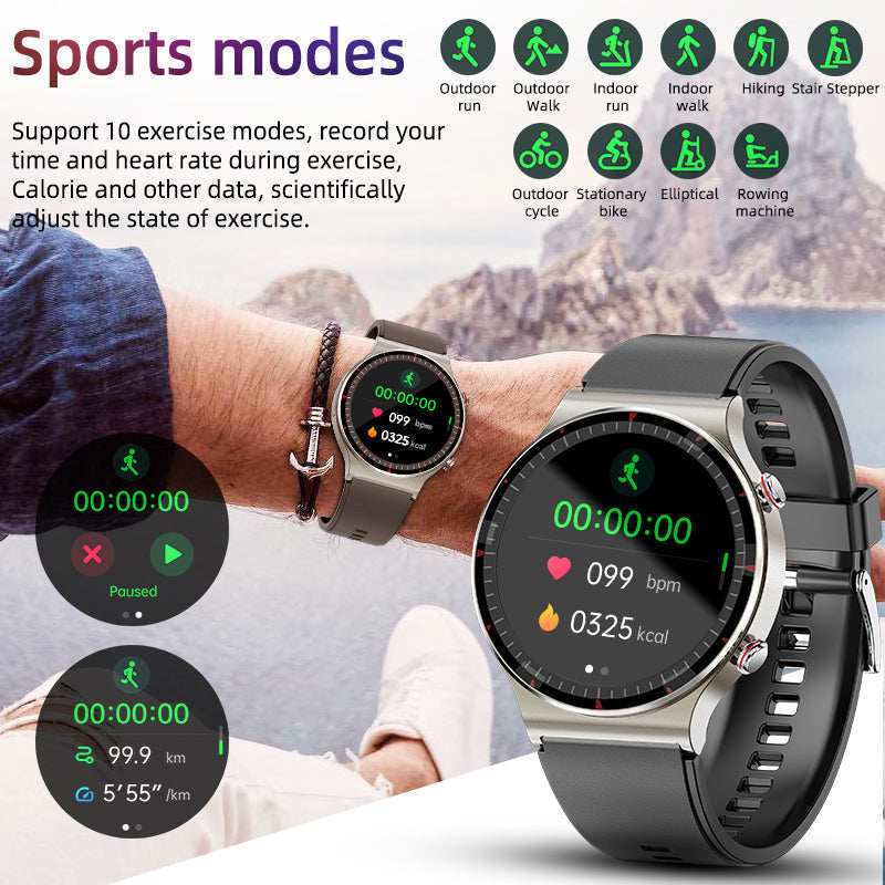Advanced Fitness Tracker with ECG and Heart Rate Monitor