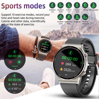 Advanced Fitness Tracker with ECG and Heart Rate Monitor