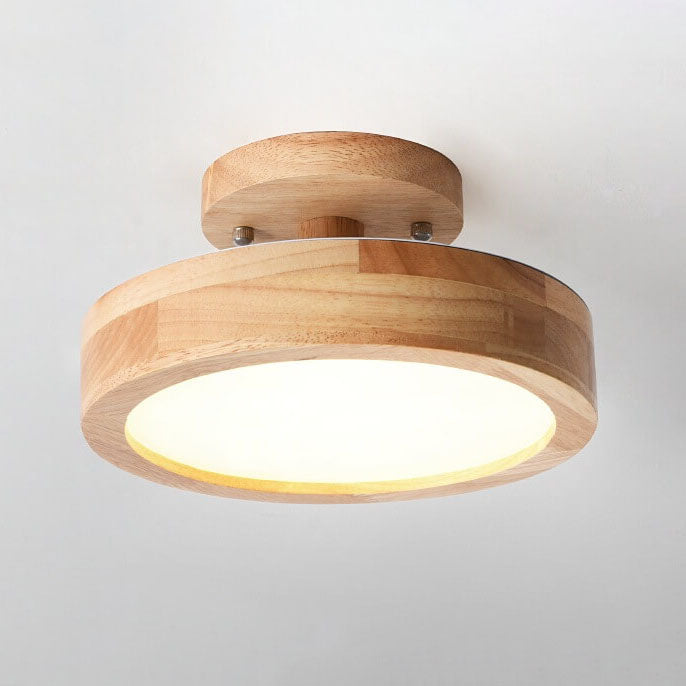 Simple Round LED Ceiling Light – Modern Flush Mount