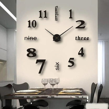 Quiet Classic Wall Clock Analog Home Decoration