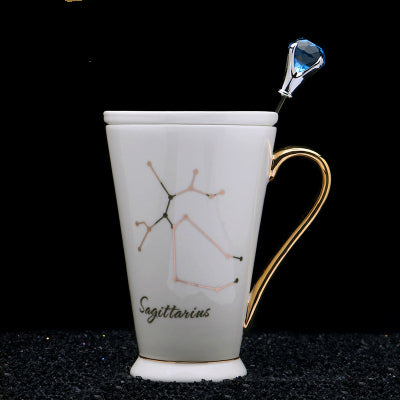 Personalized Zodiac Symbol Ceramic Coffee Mugs