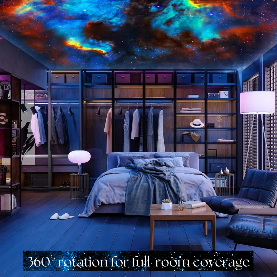 Colorful Galaxy Night Light Projector Show