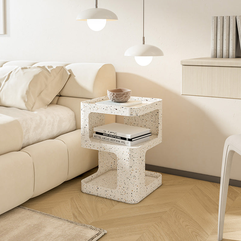 Contemporary Style Wooden Bedside Table - Pexav