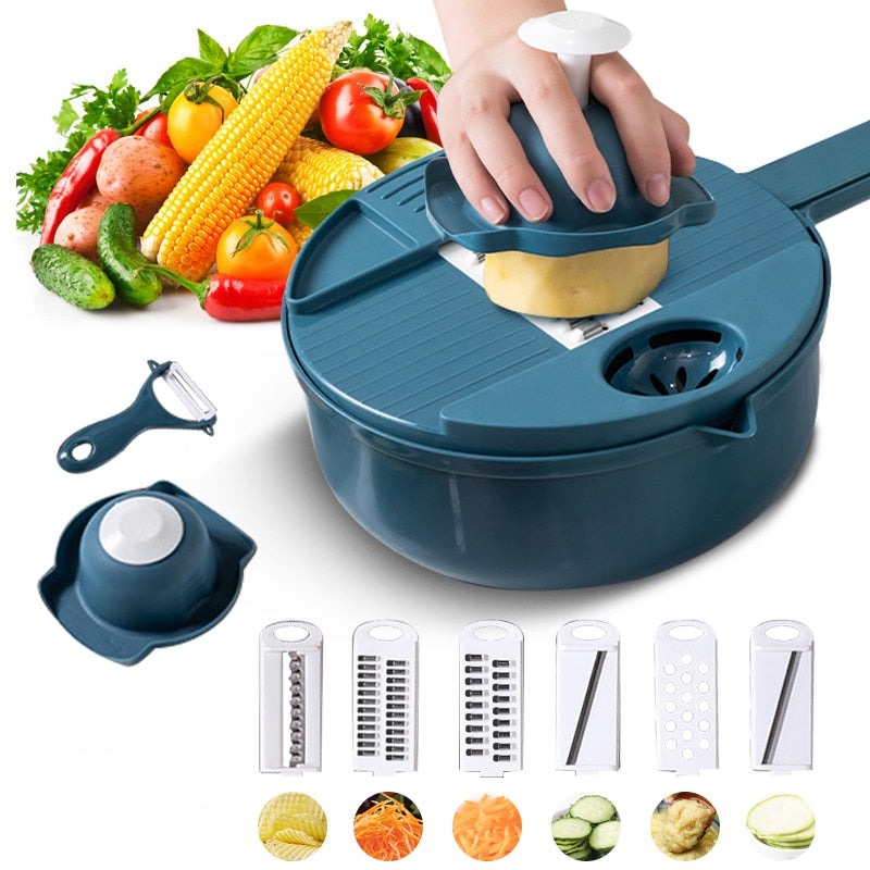 12-in-1 Multifunctional Slicer Set - ChefEase-Nora Luxe