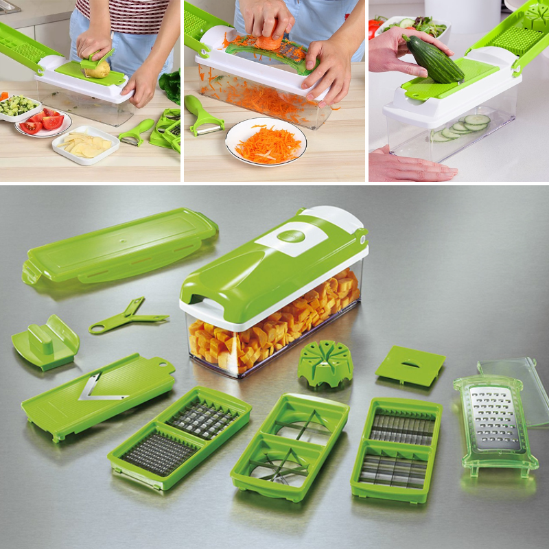 Premium 12-in-1 Kitchen Food Chopper - Pexav