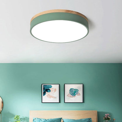 Bright Circular LED Ceiling Lamp Adjustable Light Fixture