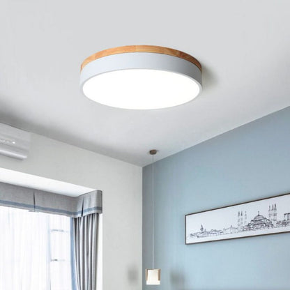 Bright Circular LED Ceiling Lamp Adjustable Light Fixture