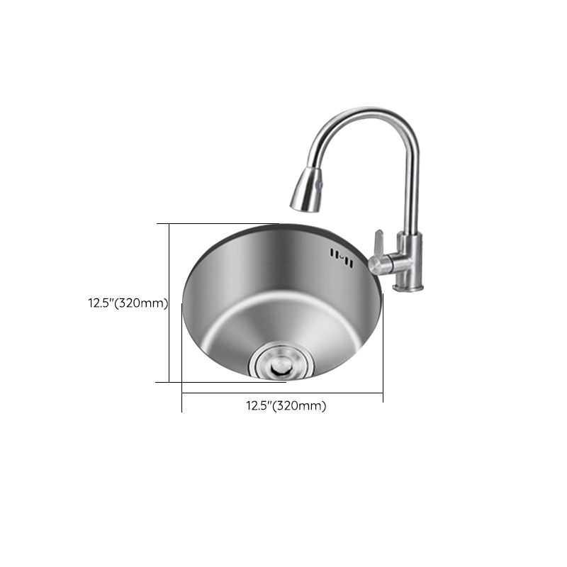 Durable Steel Kitchen Sink with Drain Basket