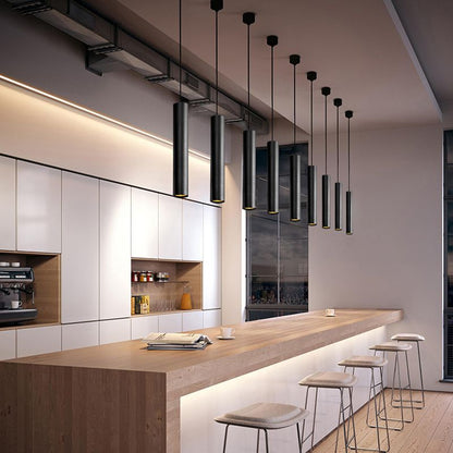Sleek Modern Linear Pendant Lighting Fixture