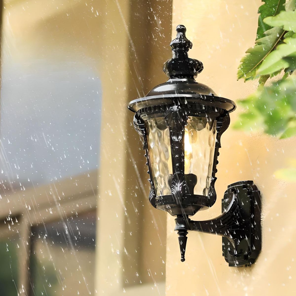 Classic Glass Outside Porch Lantern