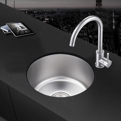 Durable Steel Kitchen Sink with Drain Basket