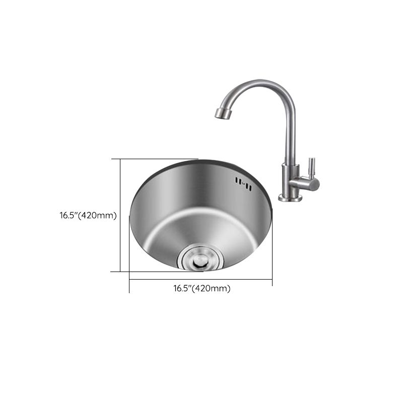 Durable Steel Kitchen Sink with Drain Basket