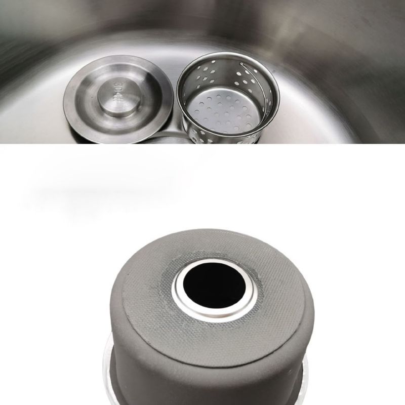 Durable Steel Kitchen Sink with Drain Basket