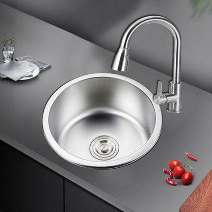 Durable Steel Kitchen Sink with Drain Basket