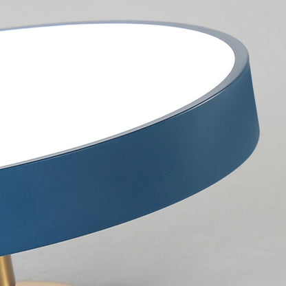 Simple White Round Ceiling Light Fixture
