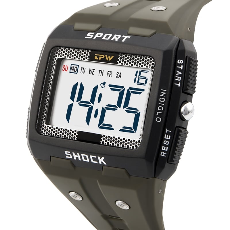 Waterproof Multifunction Sports Watch with Alarm