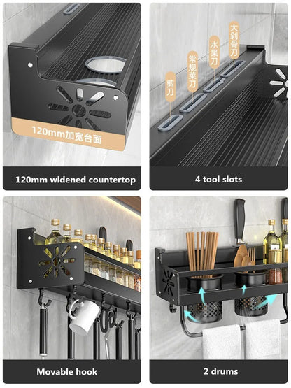 Space Saving Kitchen Shelf Storage Unit