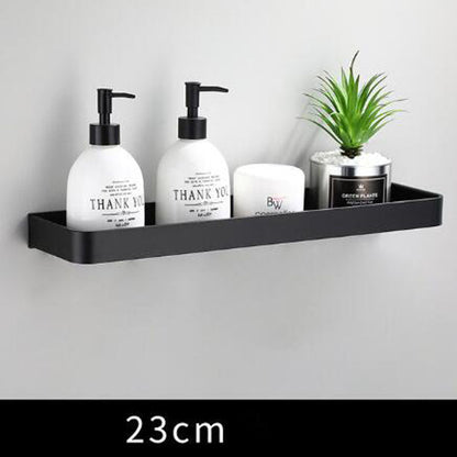 Sleek Metal Wall Storage Shelf - Pexav