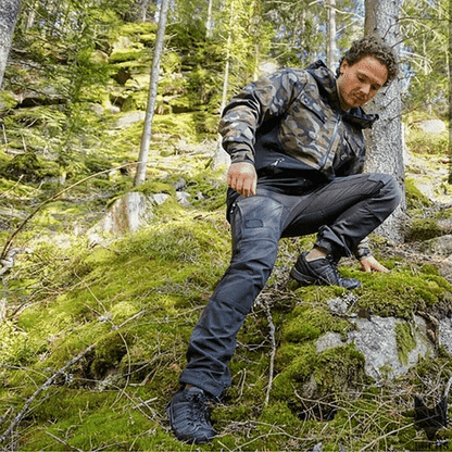 Rugged Outdoor Cargo Pants Waterproof Hiking Trousers