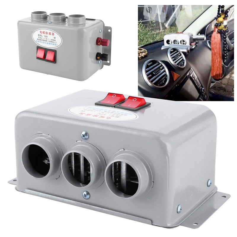 Compact 12V Car Heater with Fast Warm Air Output - Pexav