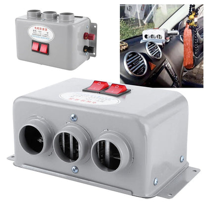 Compact 12V Car Heater with Fast Warm Air Output - Pexav