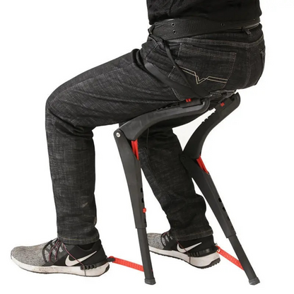 Compact Folding Camping Chair with Exoskeleton Frame - Pexav
