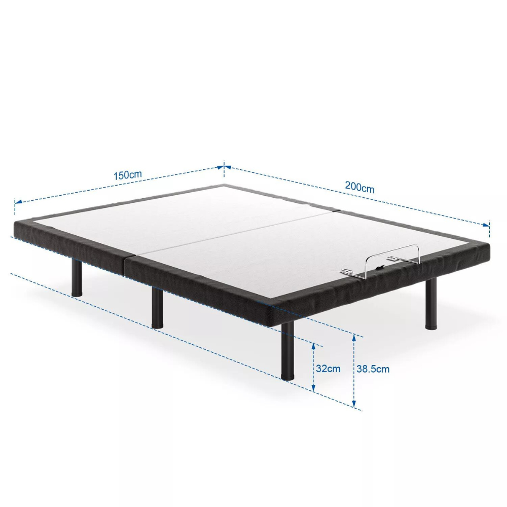 Comfortable Electric Adjustable Bed Frame with Remote Control