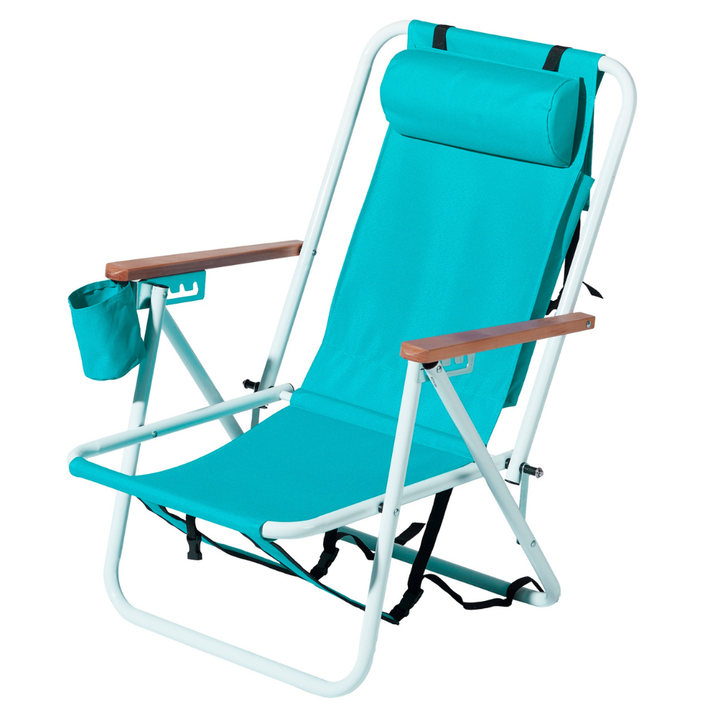 Comfortable Collapsible Outdoor Recliner Beach Chair