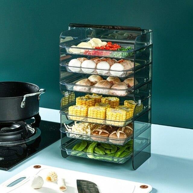 Space Saving Tiered Kitchen Shelf Organizer