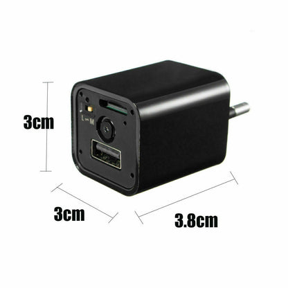 Compact 1080P Hidden Spy Camera Charger